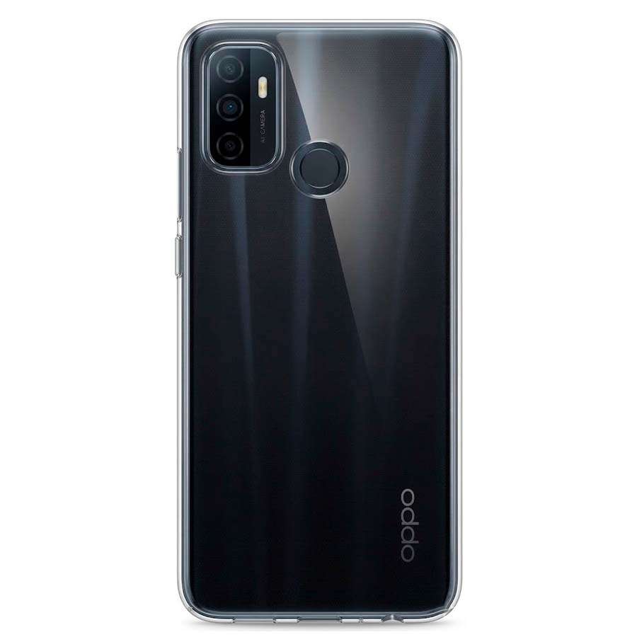 Coque transparente anti-jaunissement pour Oppo A53