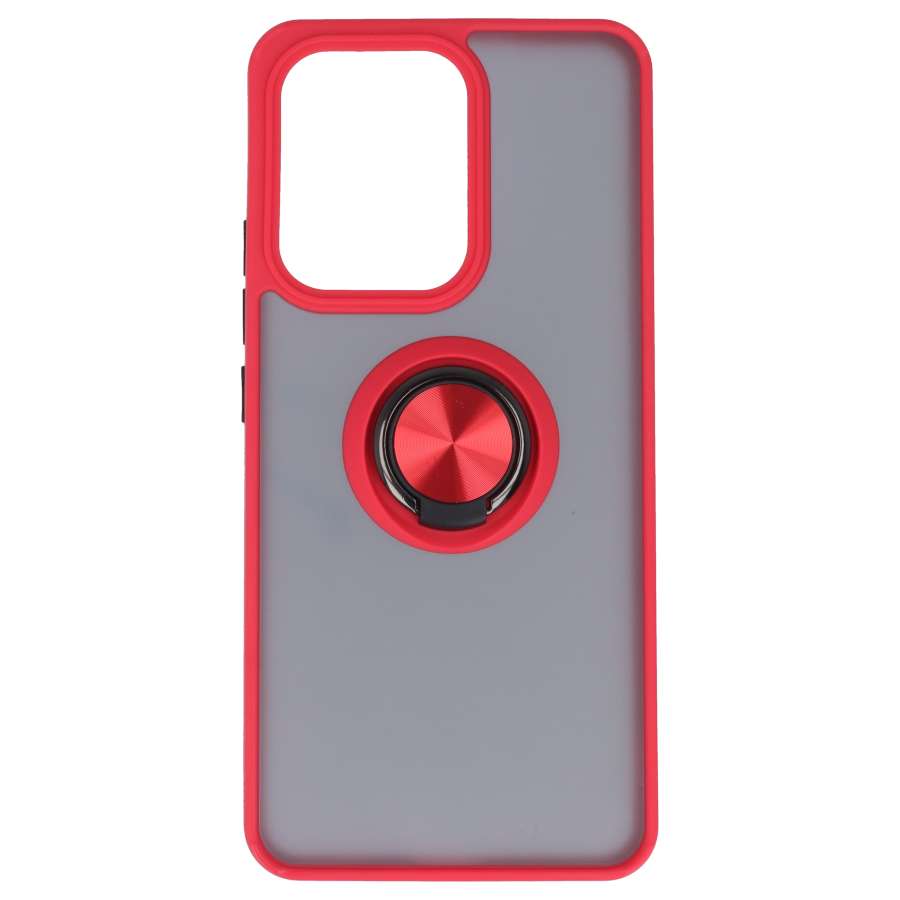 Coque acrylique avec anneau pour Oppo Reno13 FS 5G