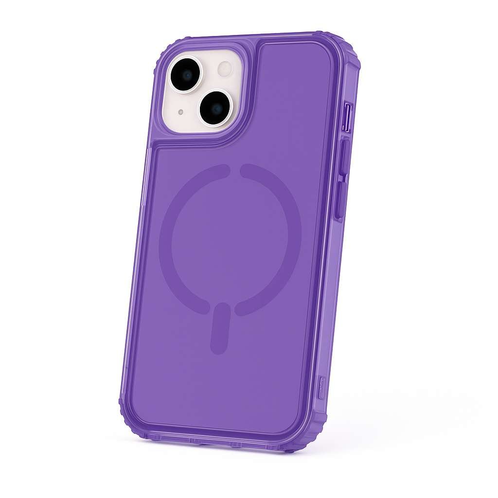 Coque Bumper 3 en 1 Compatible MagSafe pour iPhone 15