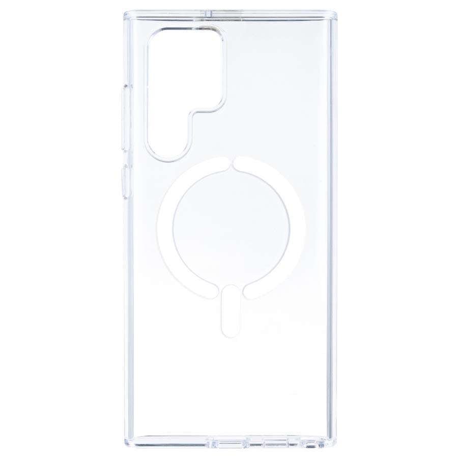 Coque transparente anti-jaunissement compatible MagSafe pour Samsung Galaxy S23 Ultra