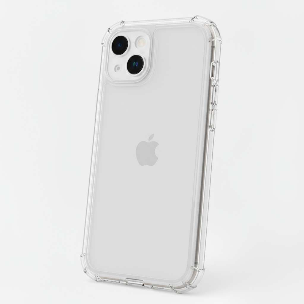 Coque renforcée anti-jaunissement pour iPhone 15 Plus