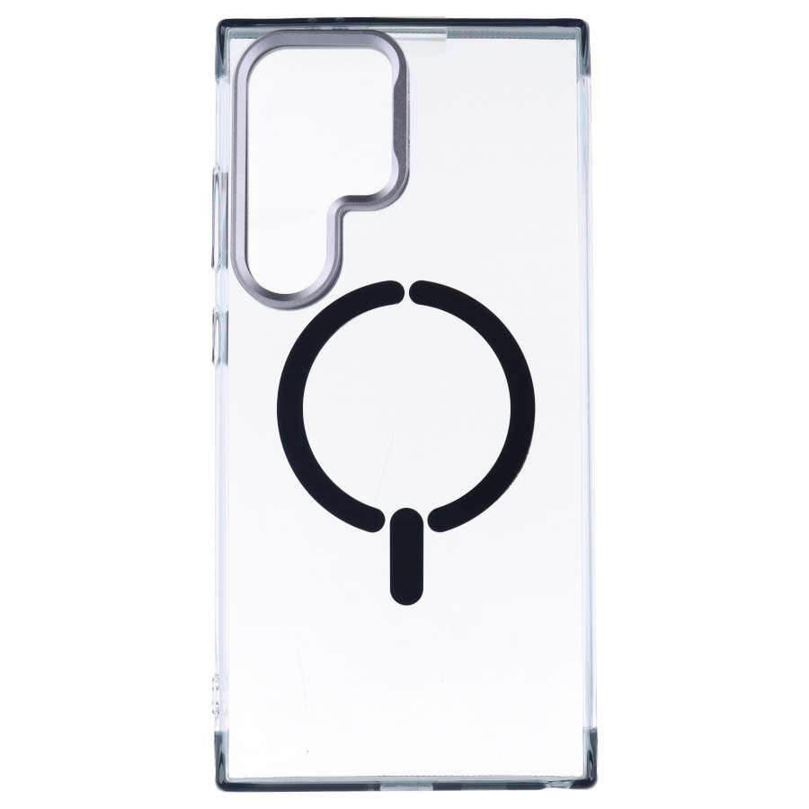 Coque avec support de caméra Antijeune compatible MagSafe pour Samsung Galaxy S25 Ultra