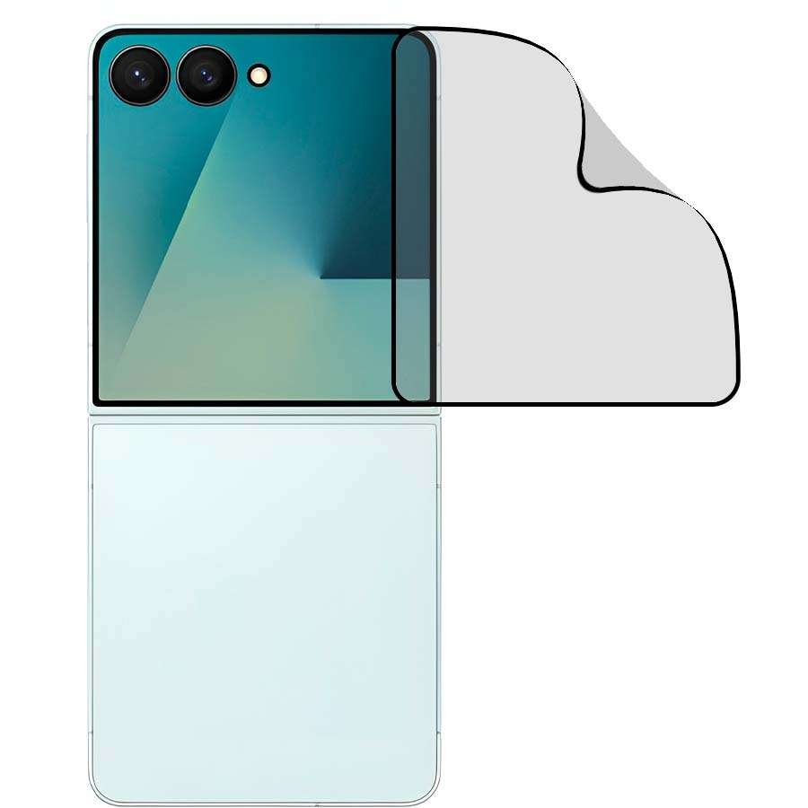 Verre trempé intégral incassable pour Samsung Galaxy Z Flip 7
