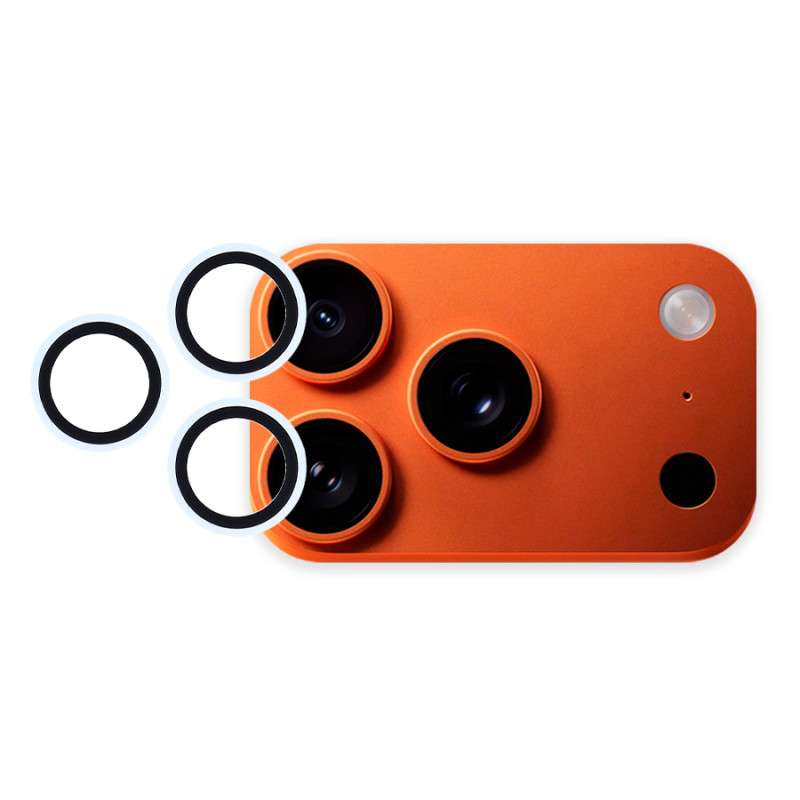 Cache-objectif fluorescent pour iPhone 17 Pro Max