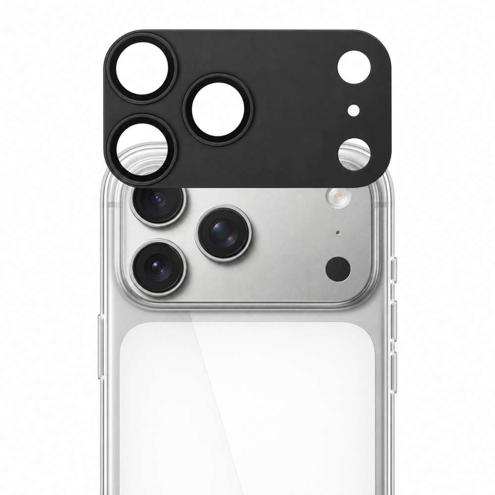 Protection d'objectif métallisée pour iPhone 18 Pro Max