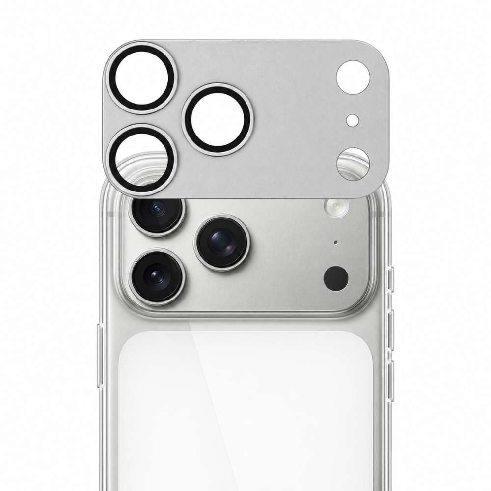 Protection d'objectif métallisée pour iPhone 18 Pro Max