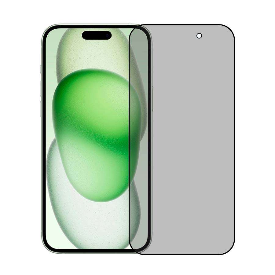 Verre trempé intégral anti-espion pour iPhone 14 Pro