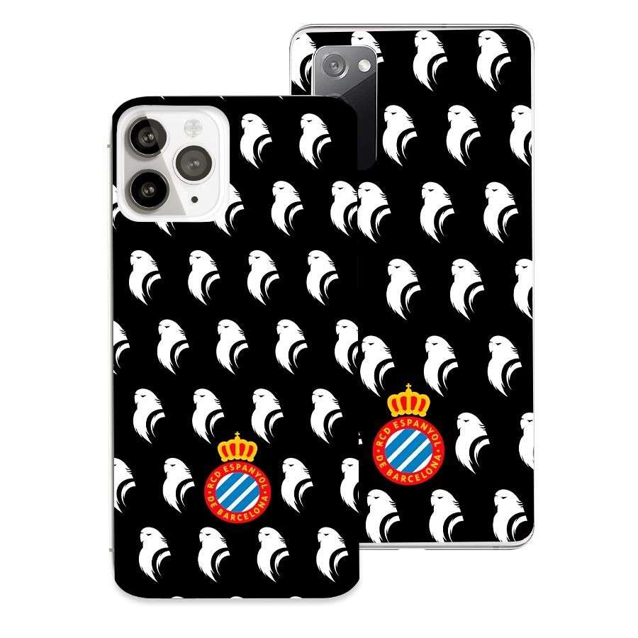Coque Officielle RCD Espanyol - Fond Noir