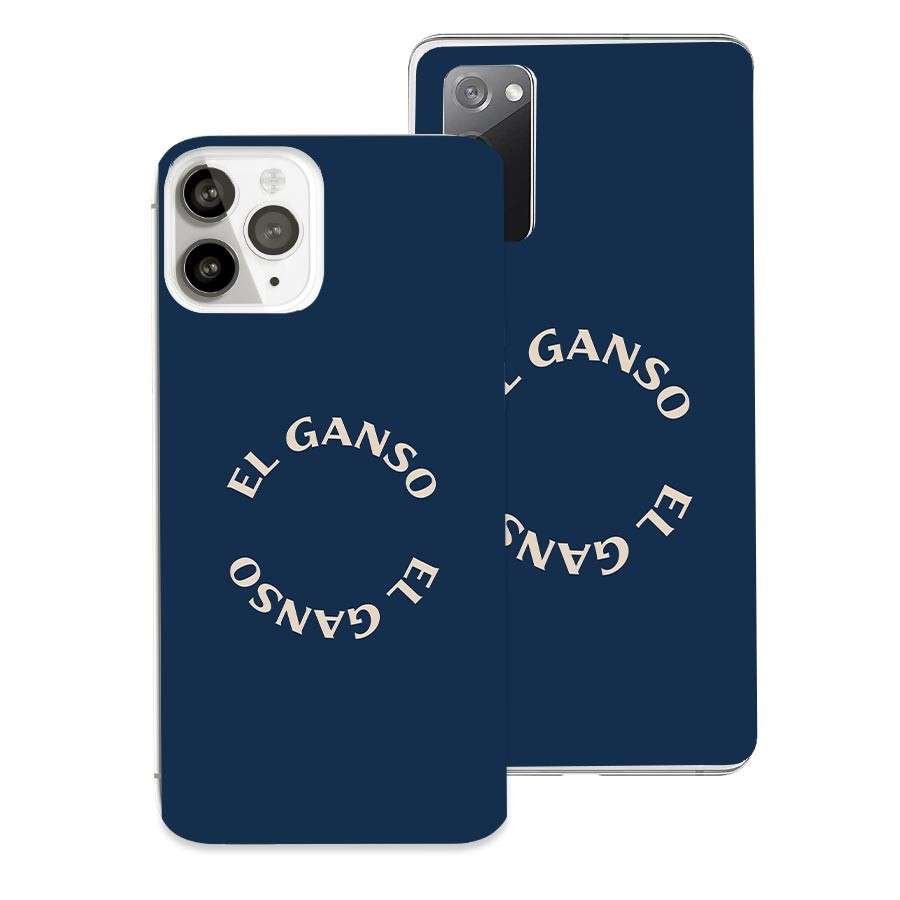 Coque Officielle El Ganso - Logo Fond Bleu