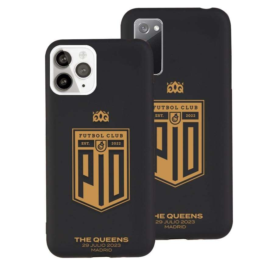 Coque Officielle Vainqueur Queens League - Pio Fond Noir