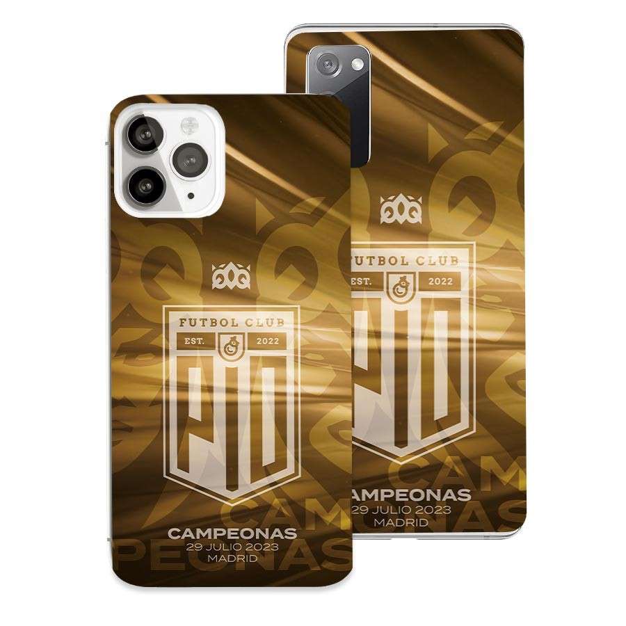 Coque Officielle Gagnant Queens League - Pio Fond Jaune