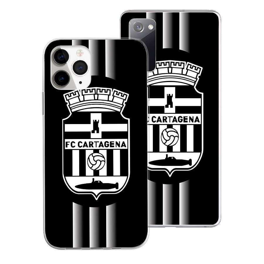 Coque Officielle FC Carthagène - Écusson noir et blanc
