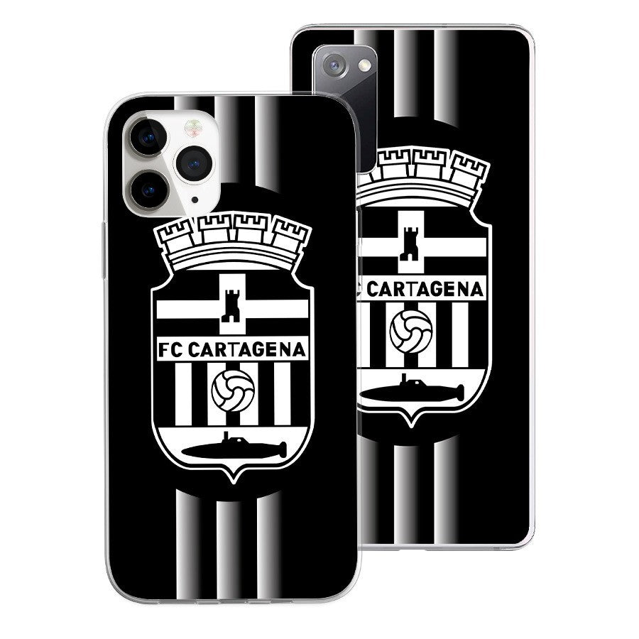 Coque Officielle FC Carthagène - Écusson noir et blanc