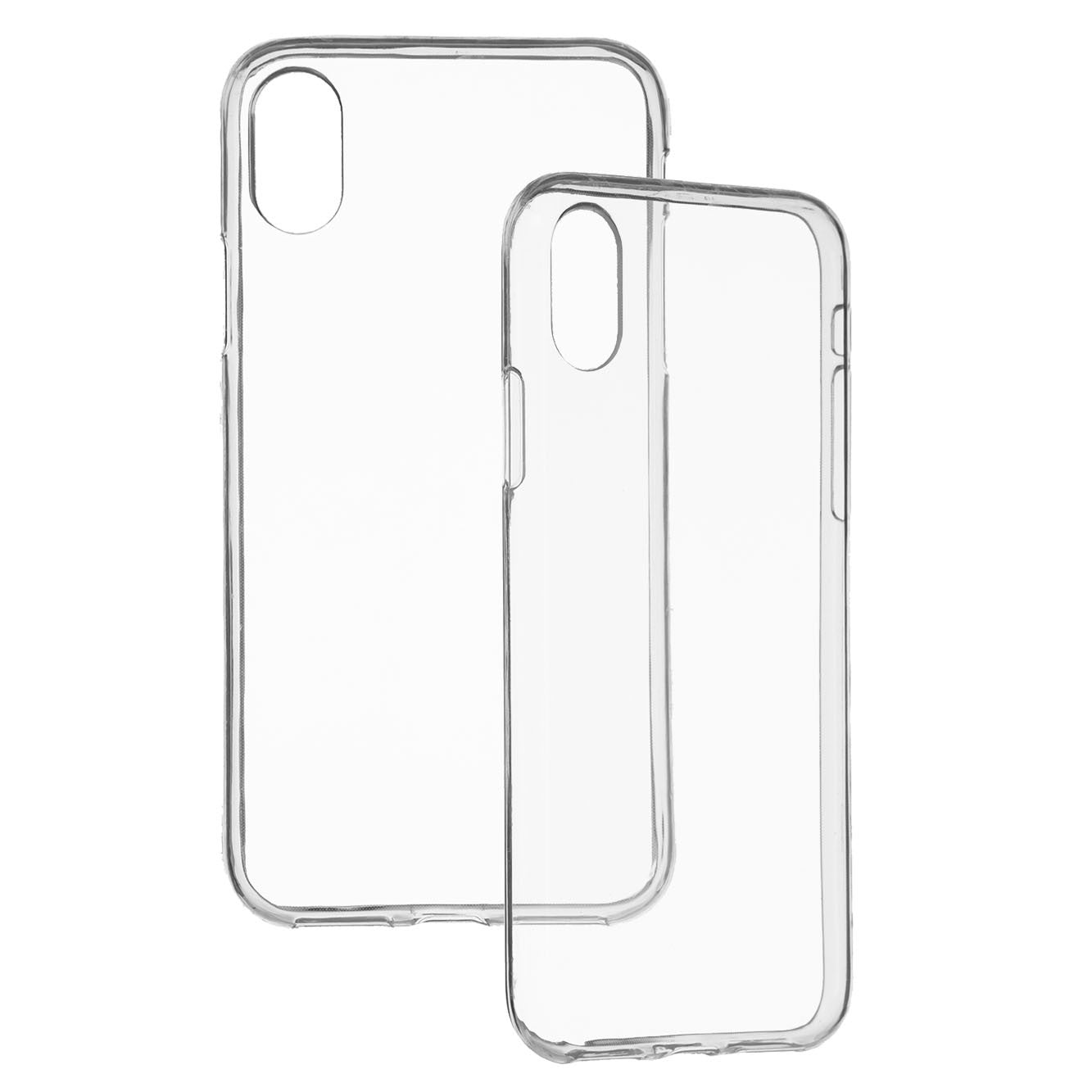 Coque en silicone transparente pour iPhone X