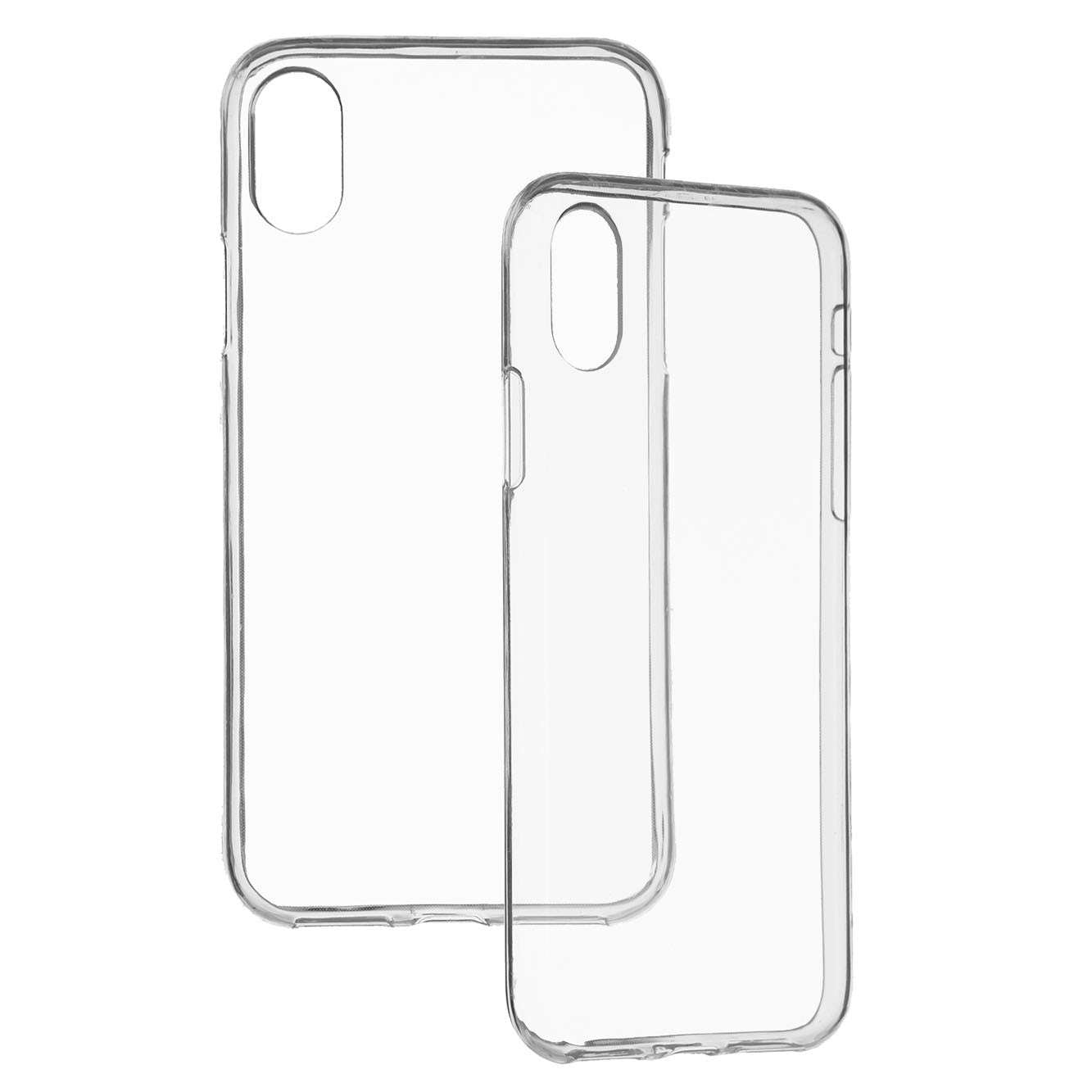 Coque en silicone transparente pour iPhone X