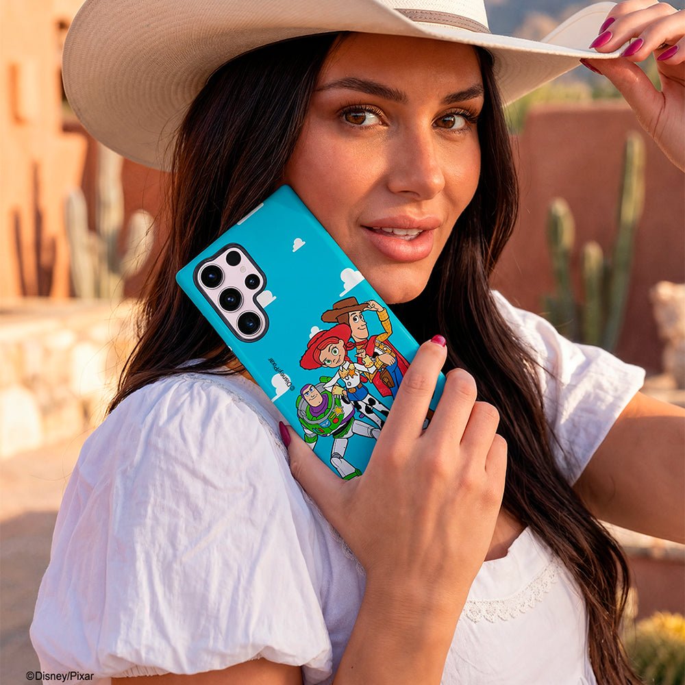 Funda Tough Toy Story Friends vista lateral en móvil

