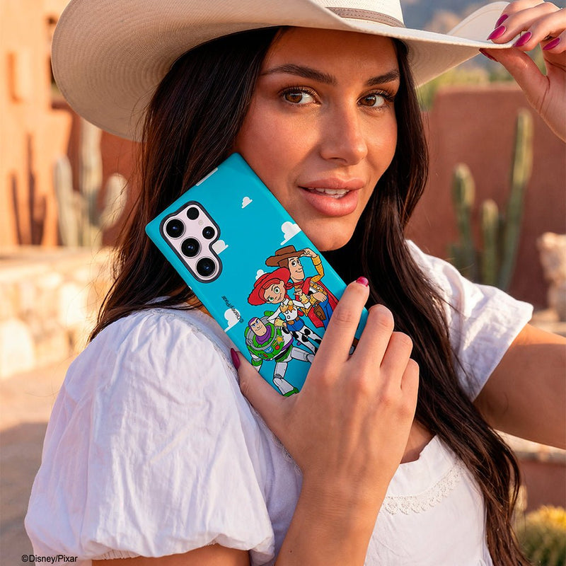 Funda Tough Toy Story Friends vista lateral en móvil
