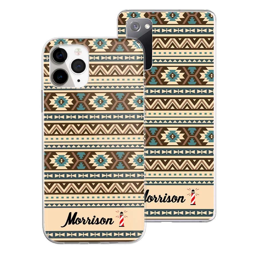 Coque Officielle Morrison - Tribal marron