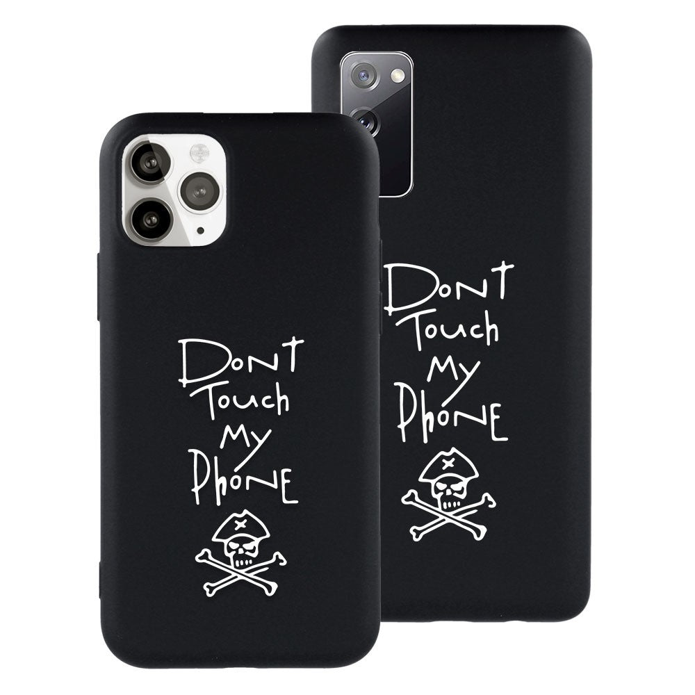 Housse Ultra Douce Motif Imprimé Don't Touch my Phone