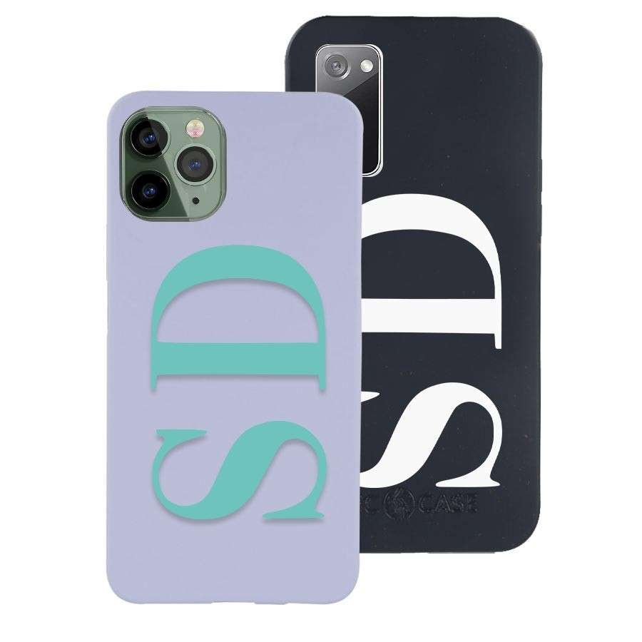 Coque ultra-douce Initiale Verticale Multicolore - Édition Limitée
