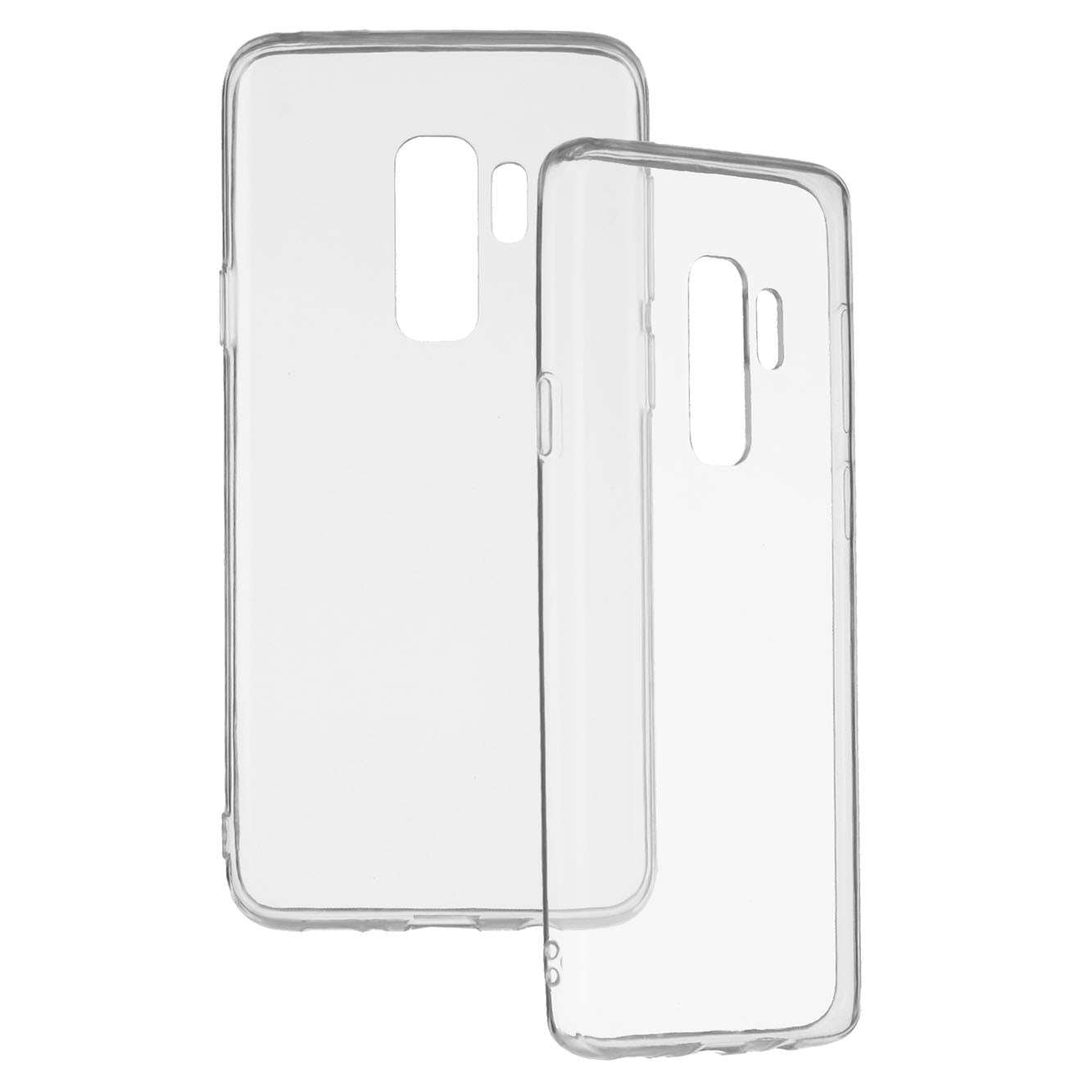Coque en silicone transparent pour Samsung Galaxy S9 Plus