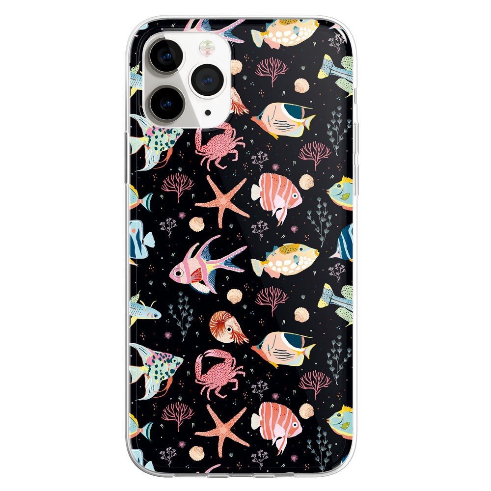 Housse de décalage Collage - Motif Poissons