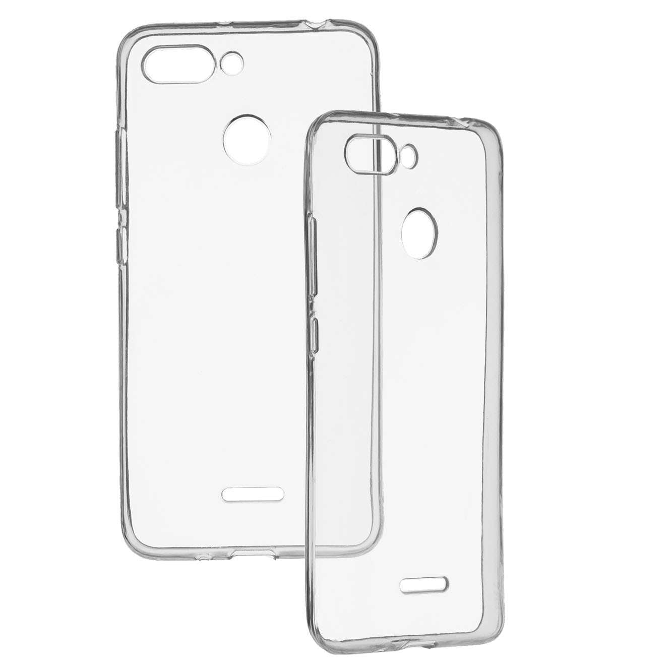 Coque en silicone transparente pour Xiaomi Redmi 6