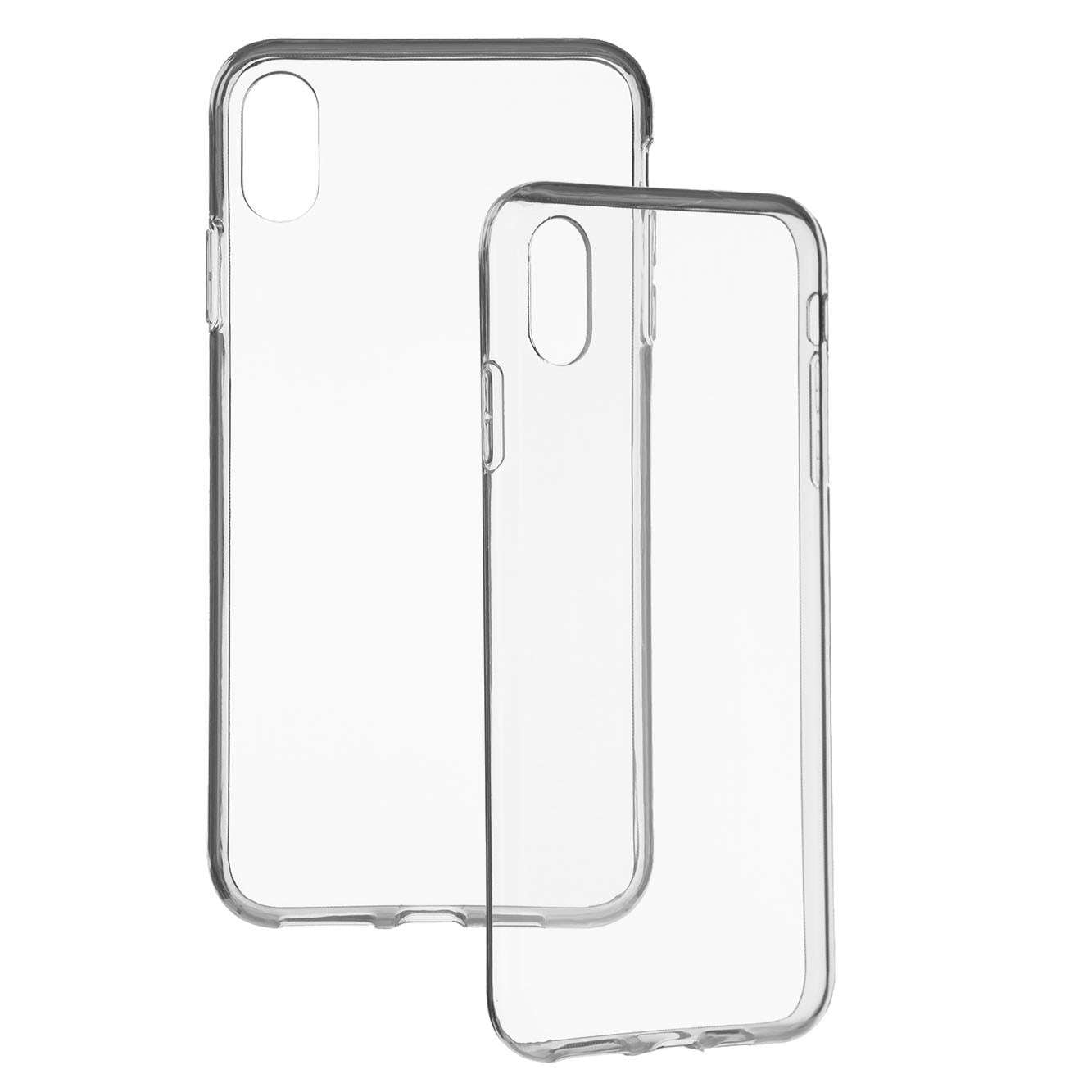 Coque en silicone transparente pour iPhone XS Max