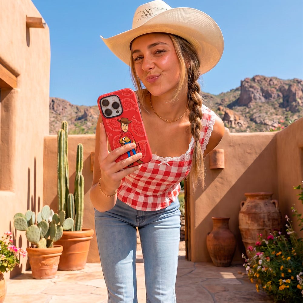Funda Tough Toy Story Red vista trasera protección
