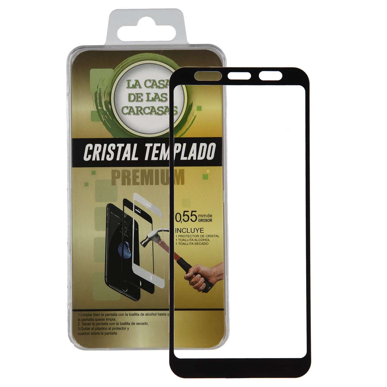 Verre trempé intégral pour Samsung Galaxy J4 Plus