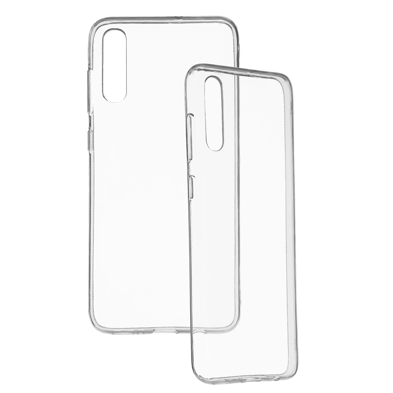 Coque en silicone transparente pour Samsung Galaxy A50