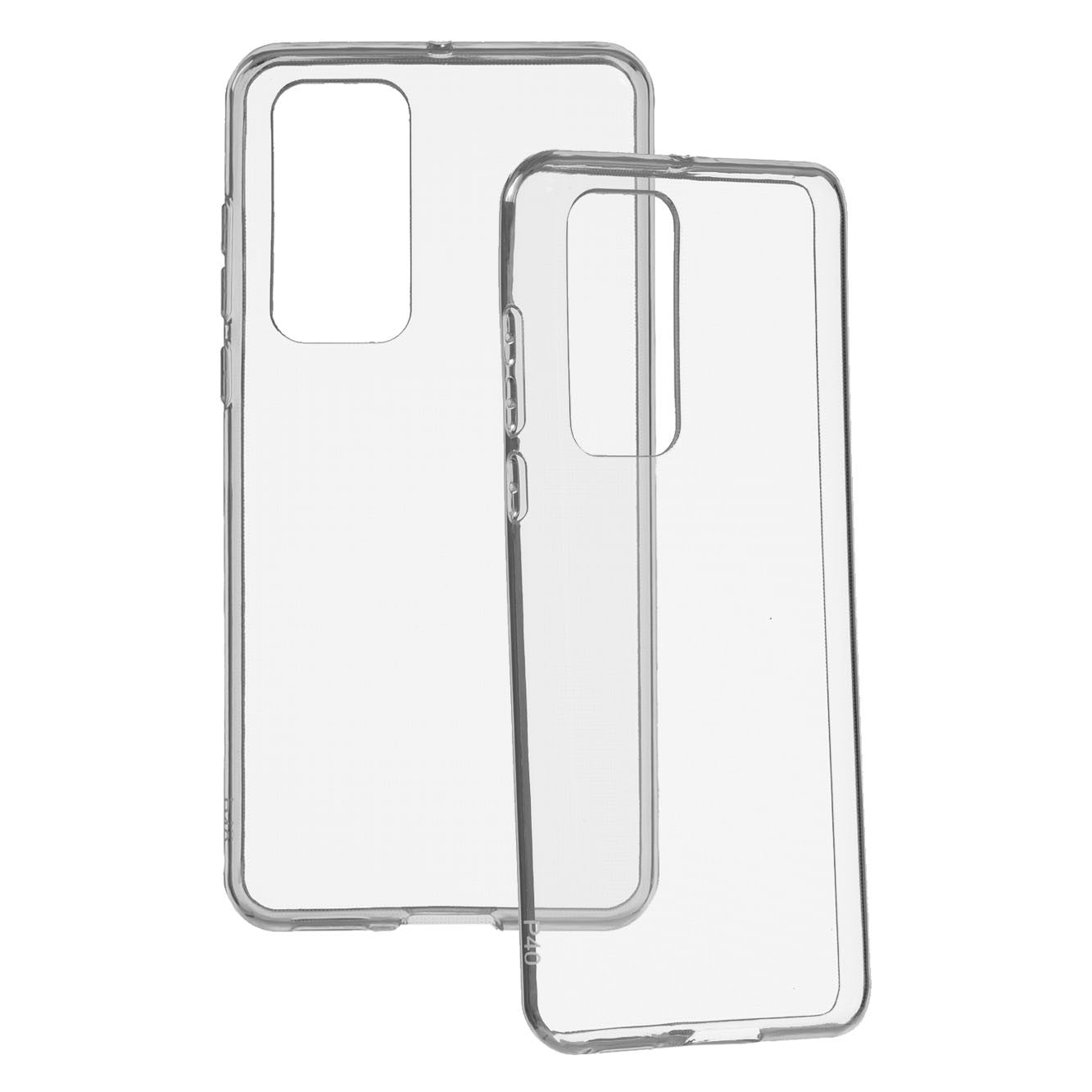 Coque en silicone transparent pour Huawei P40