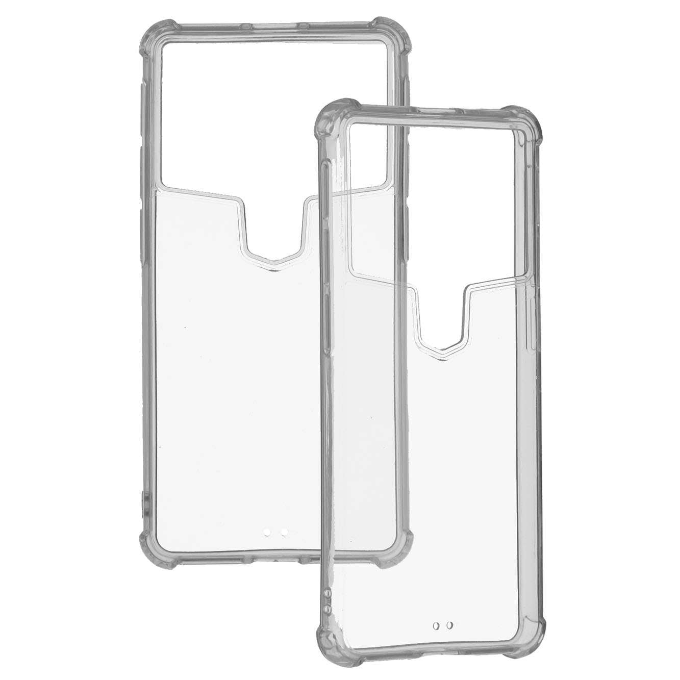 Housse Universelle en Silicone Transparent pour S. Universal 5.9' 6.3'