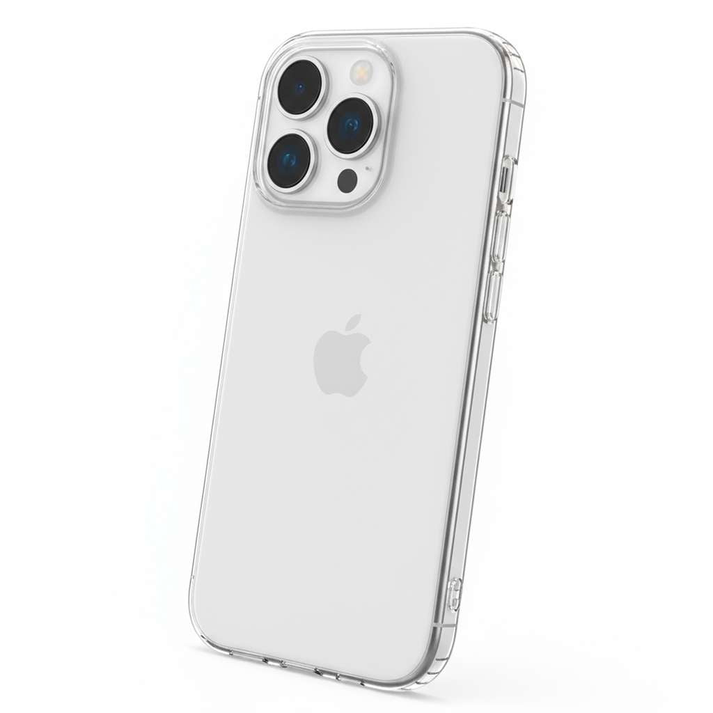 Coque transparente en silicone pour iPhone 13 Pro