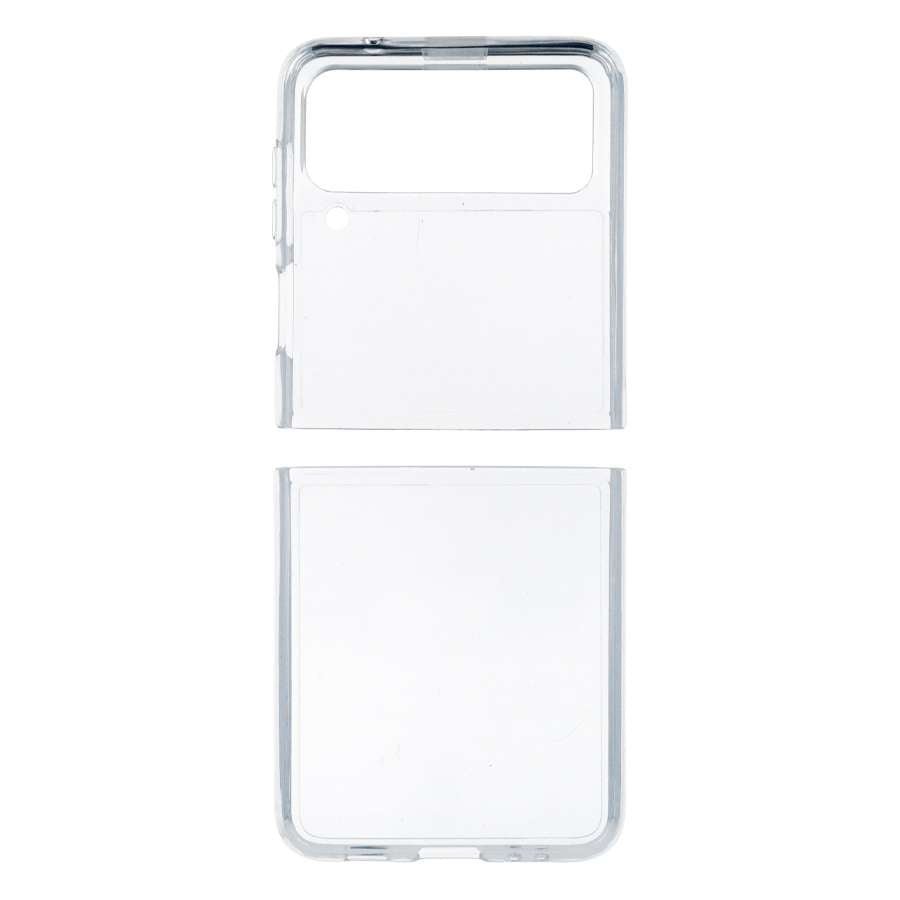 Coque en silicone transparente pour Samsung Galaxy Z Flip3