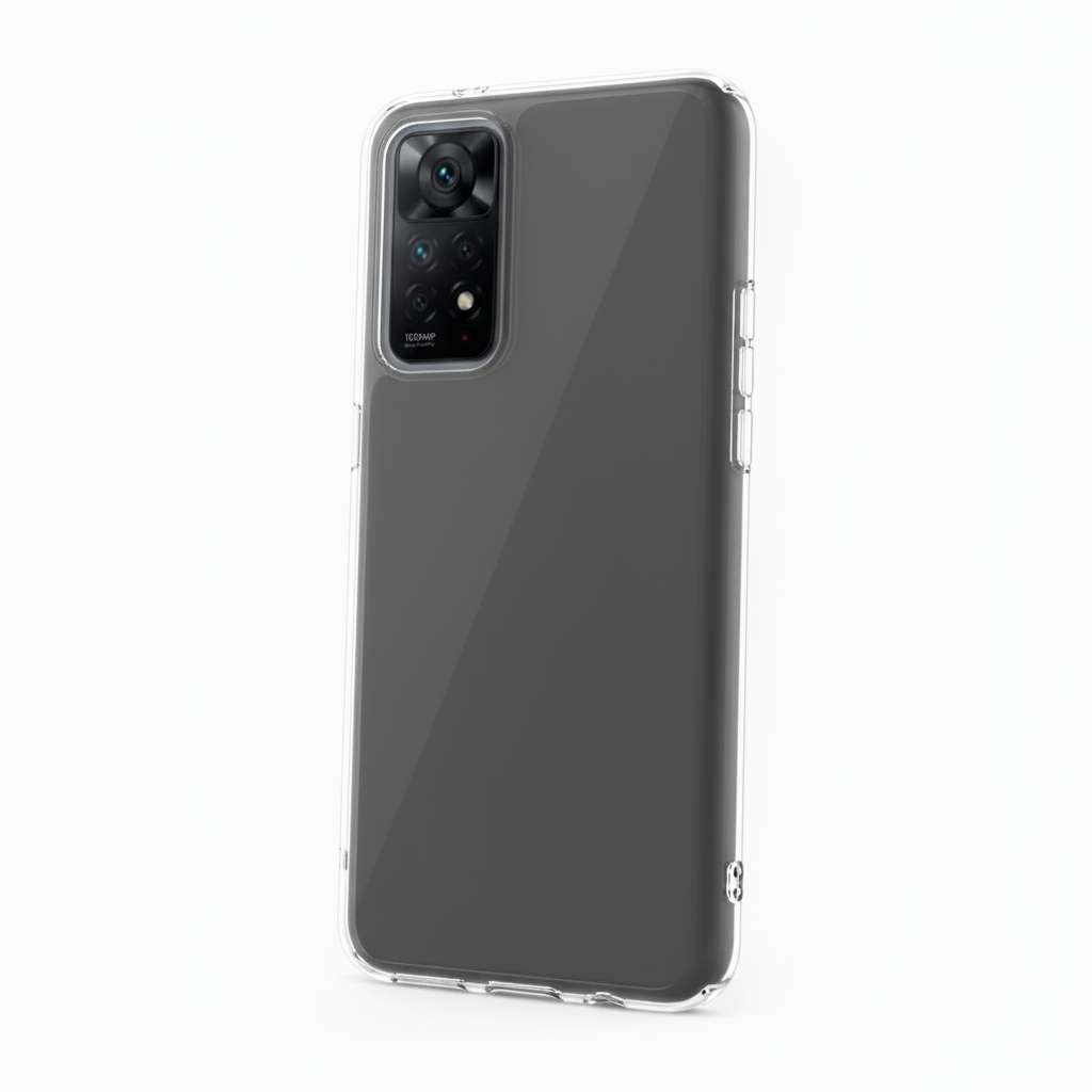 Coque en silicone transparente pour Xiaomi Redmi Note 11 4G
