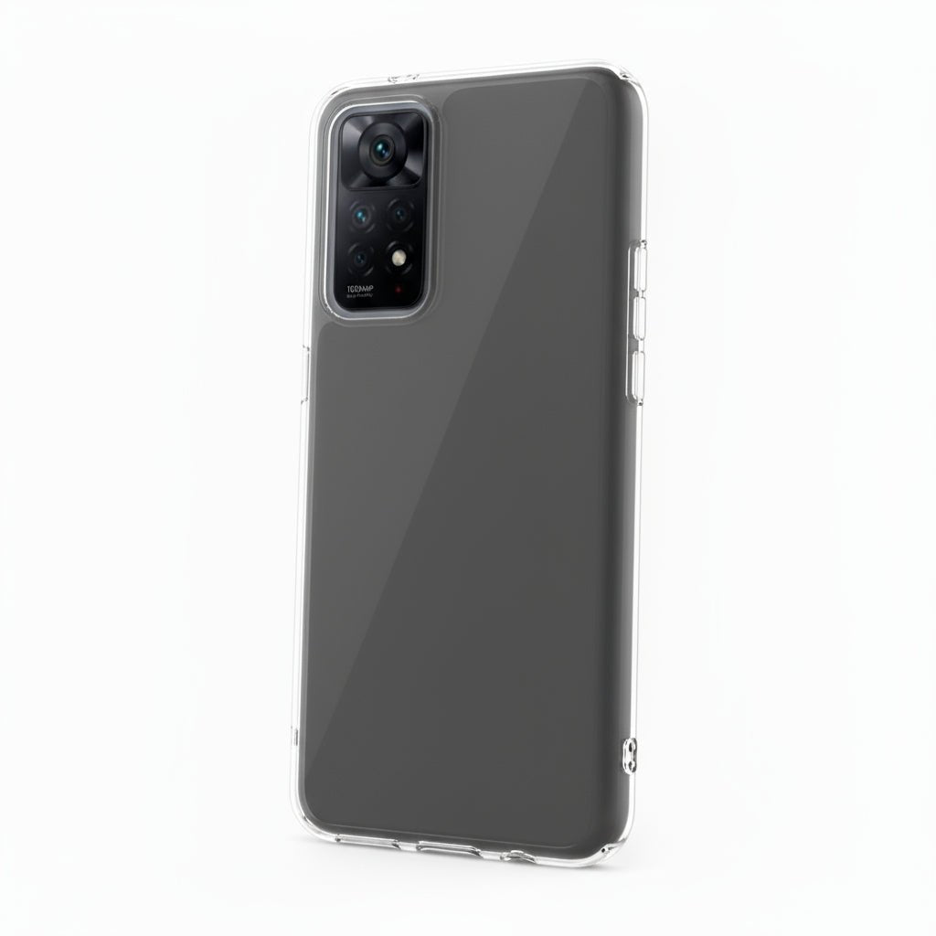 Coque en silicone transparente pour Xiaomi Redmi Note 11 4G