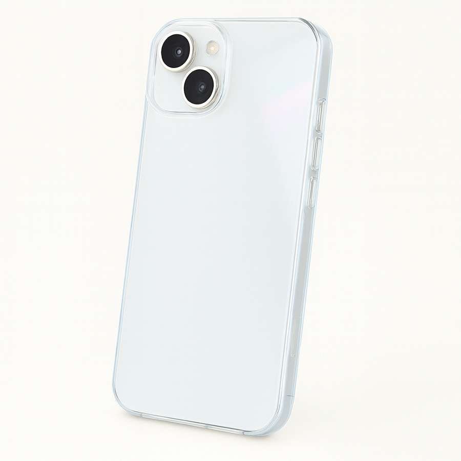Coque transparente anti-jaunissement pour iPhone 13