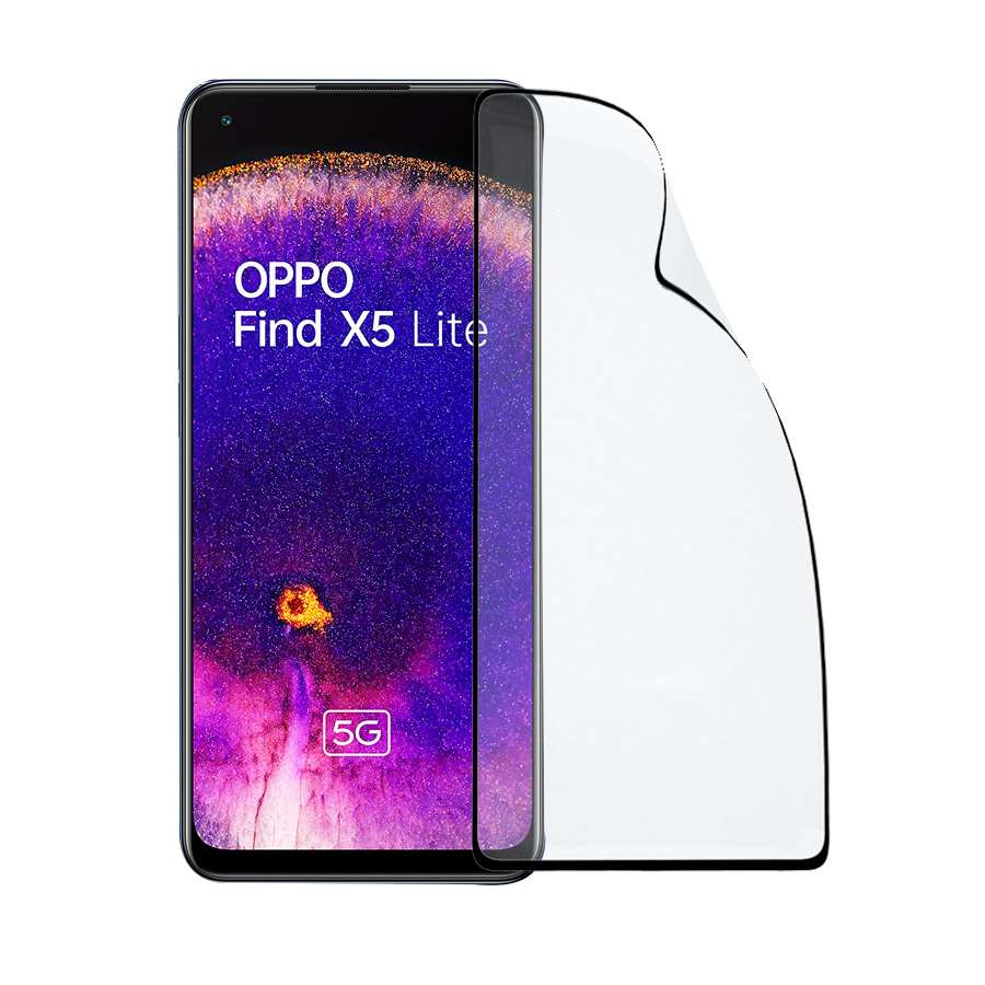Verre trempé intégral incassable pour Oppo Find X5 Lite