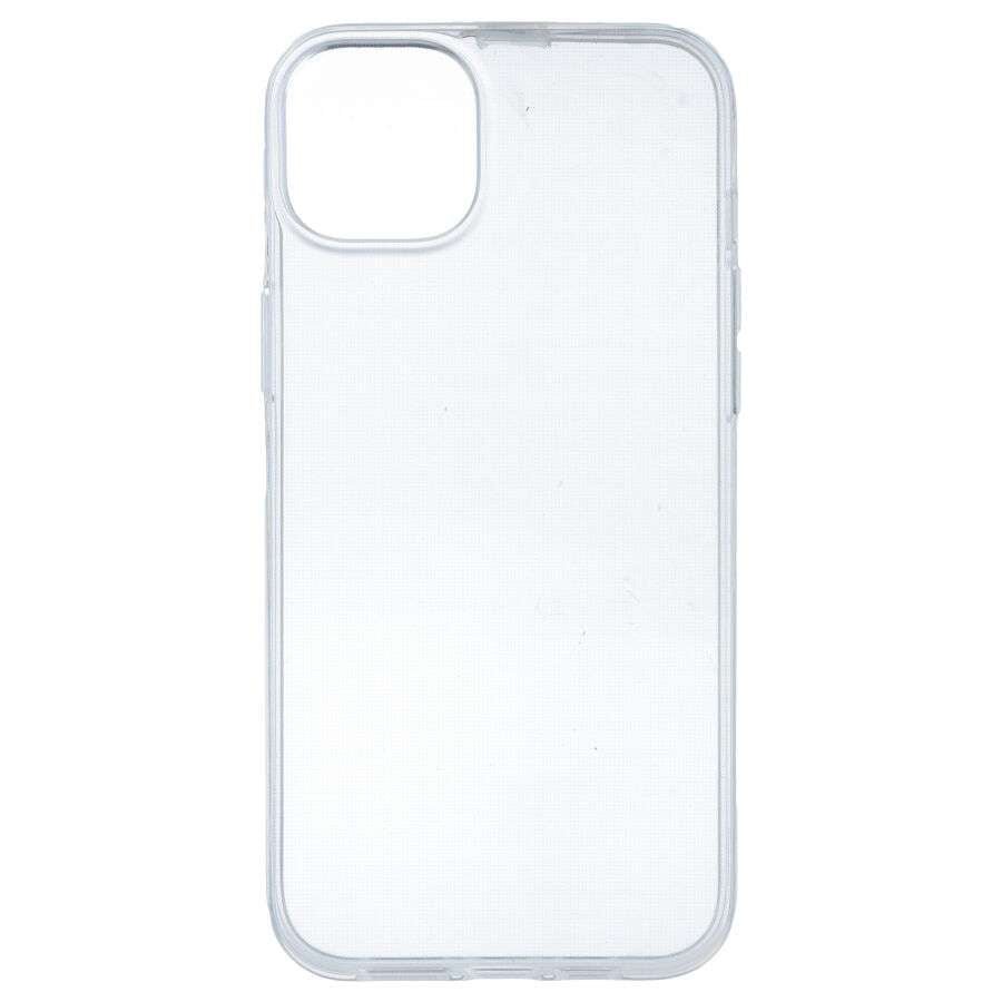 Coque en silicone transparente pour iPhone 14 Plus