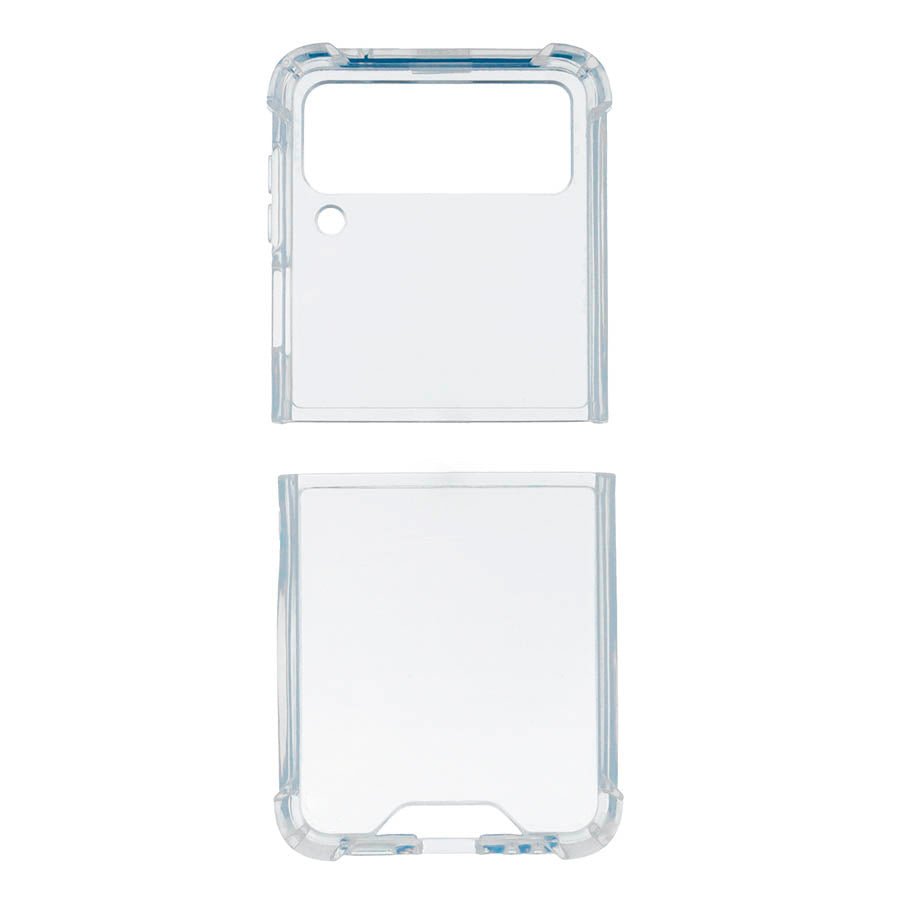 Coque en silicone transparente pour Samsung Galaxy Z Flip4
