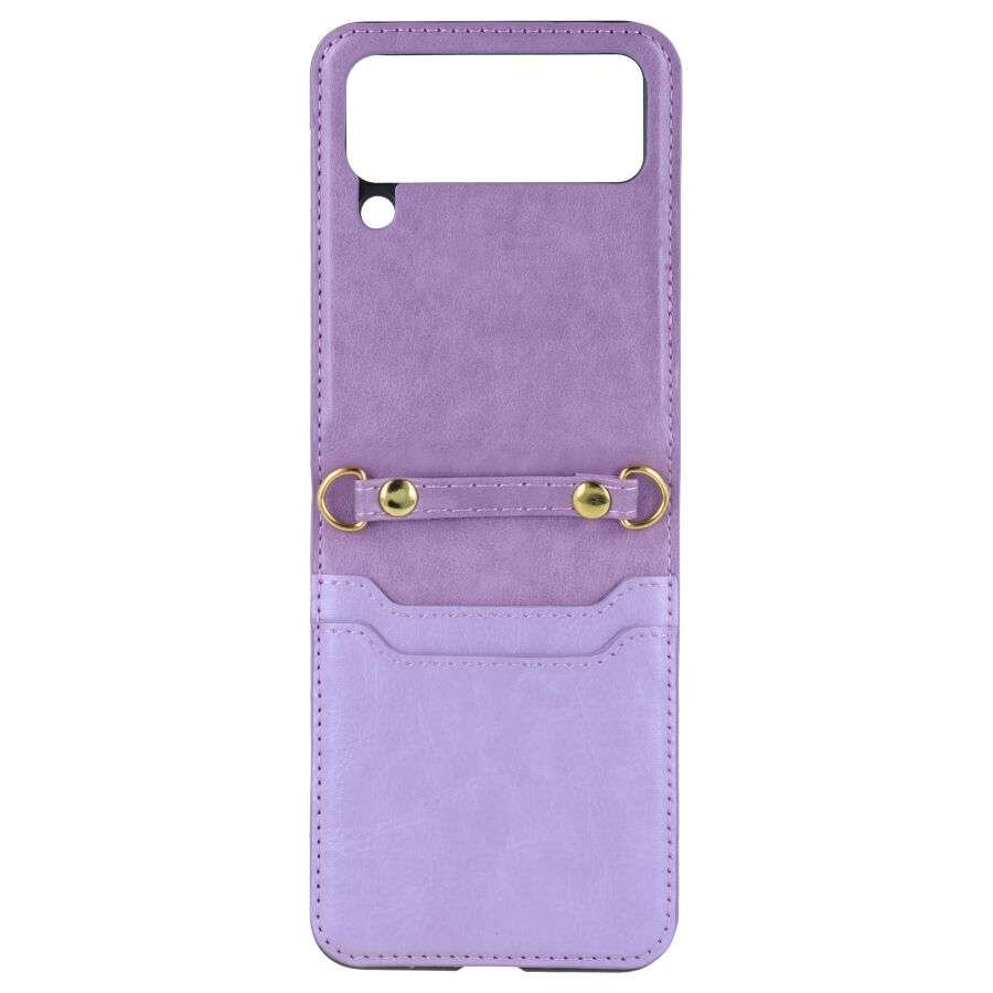 Coque ultra-douce avec dragonne pour Samsung Galaxy Z Flip4