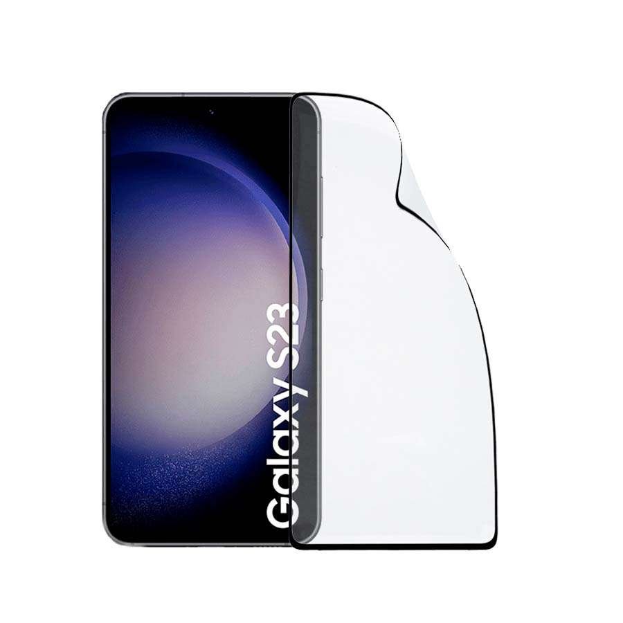 Verre trempé intégral incassable pour Samsung Galaxy S23