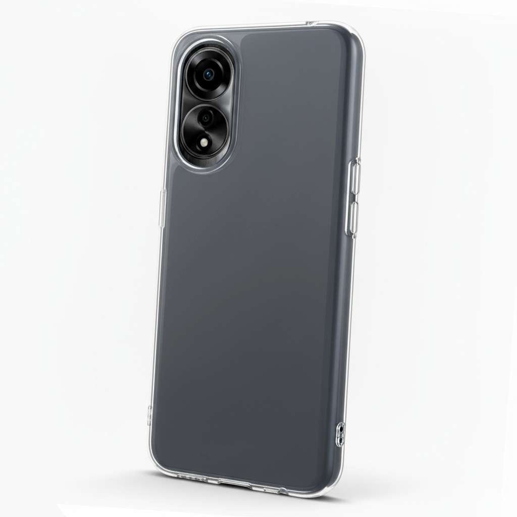 Coque en Silicone Transparent pour Oppo A17