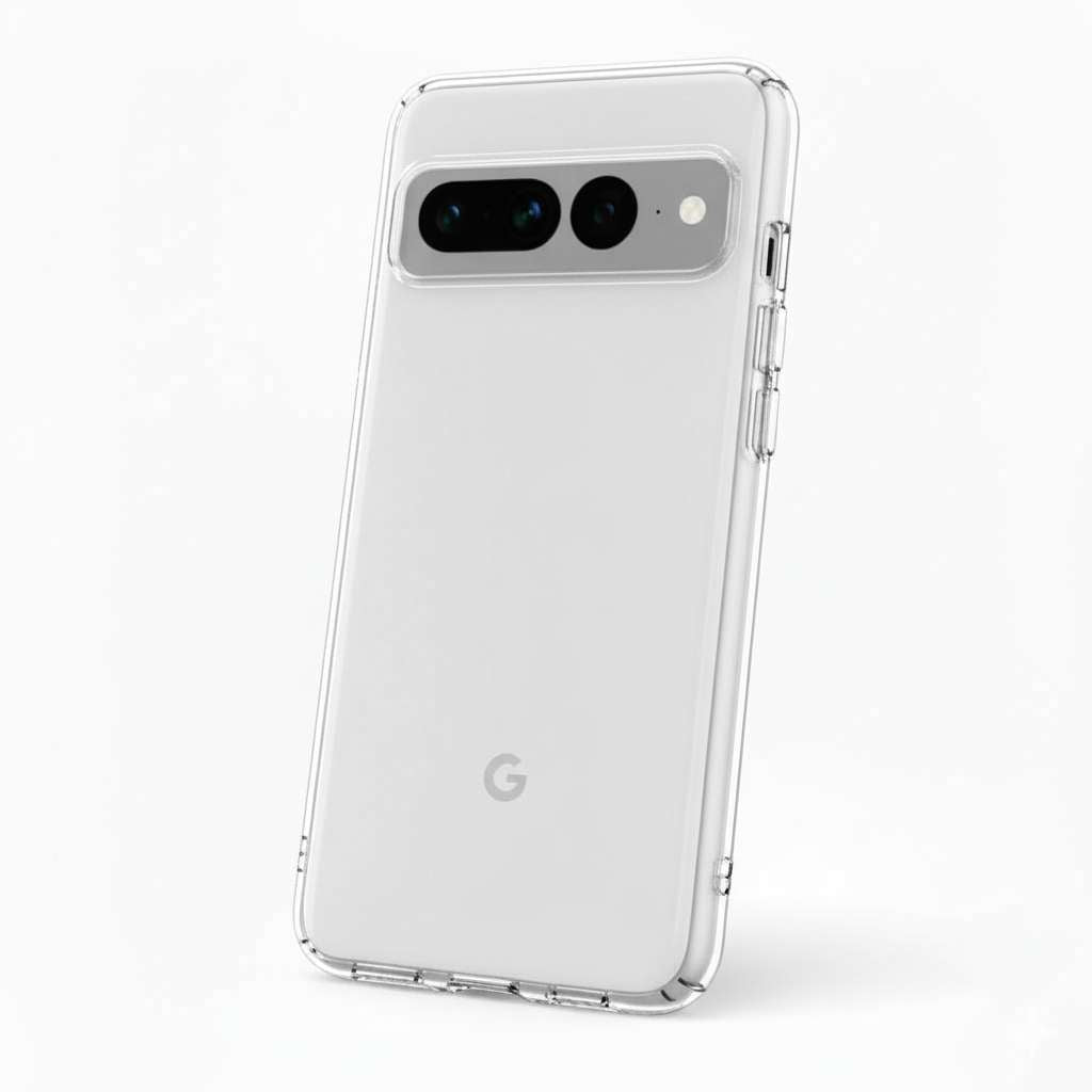 Coque en silicone transparente pour Google Pixel 7 5G