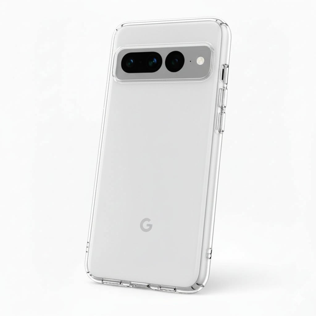 Coque en silicone transparente pour Google Pixel 7 5G