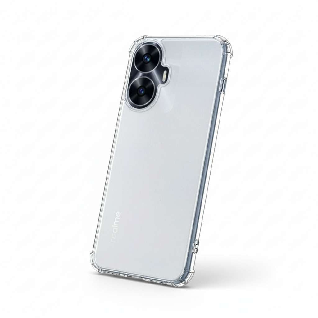 Coque en Silicone Transparent pour Realme C55