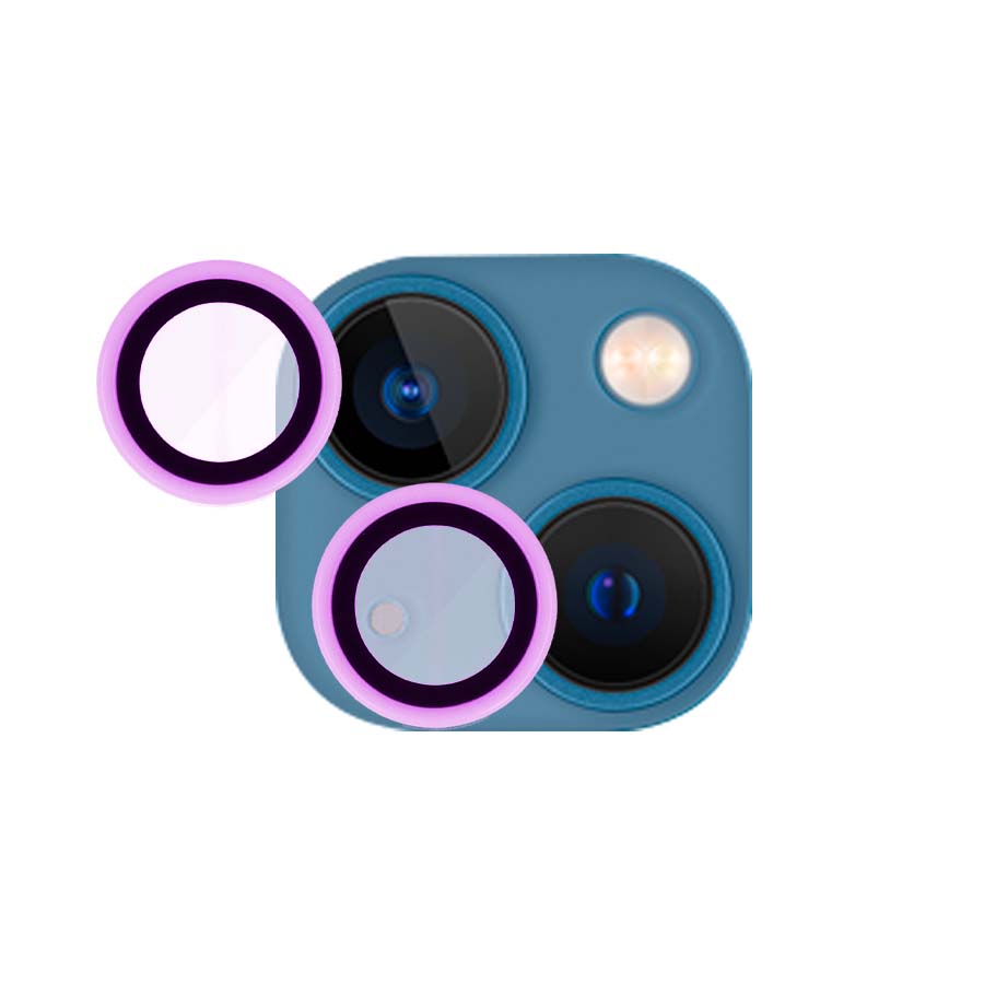 Cache d'Objectif Fluorescent pour iPhone 13 Mini
