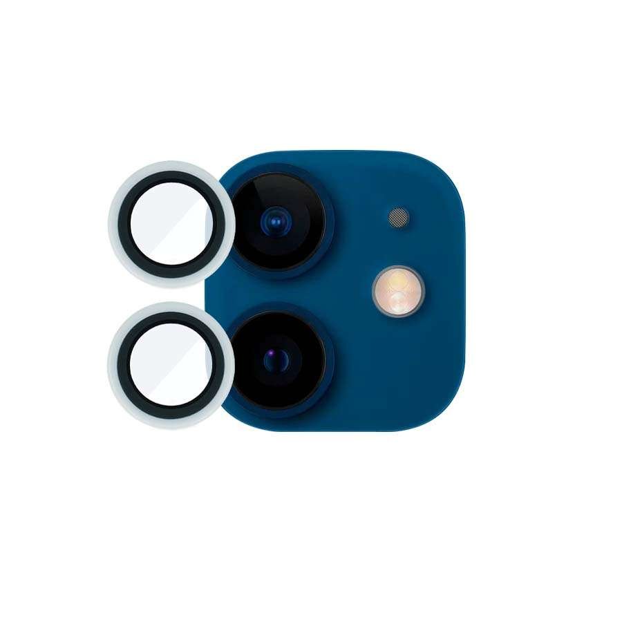 Cache objectif fluorescent pour iPhone 12 Mini