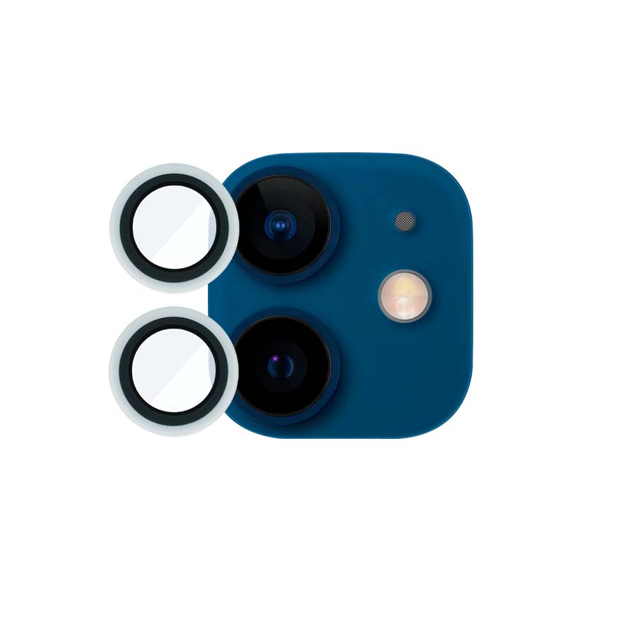 Cache objectif fluorescent pour iPhone 12 Mini